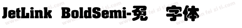 JetLink BoldSemi字体转换